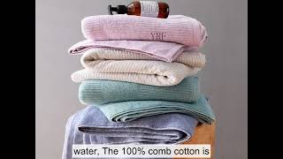 Serviette d'hôtel YRF-Marriott, serviettes de bain 100% coton ensemble de luxe