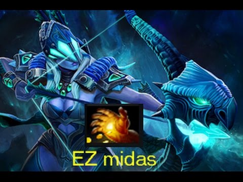 Drow Ranger Jungle ! 7 Mins midas (7.05)