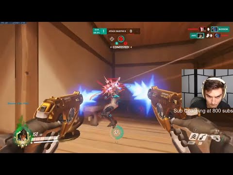 JAKE PRO TRACER GAMEPLAY! [ OVERWATCH SEASON 24 TOP 500 ]