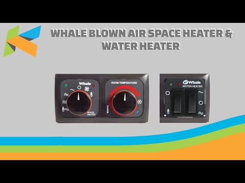 How to use the Whale space heater (dials) and water heater