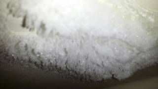 Snowflake ice crystals 4K UHD Raw Video