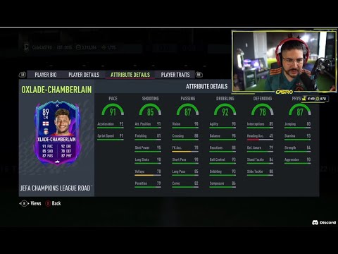 Castro1021 Reacts To RTTF OXLADE-CHAMBERLAIN SBC & TOTS WARMUP SERIES - FIFA22 ULTIMATE TEAM!