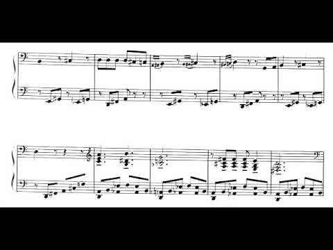 Alberto Ginastera - Malambo for Piano, Op. 7 (1940) [Score-Video]