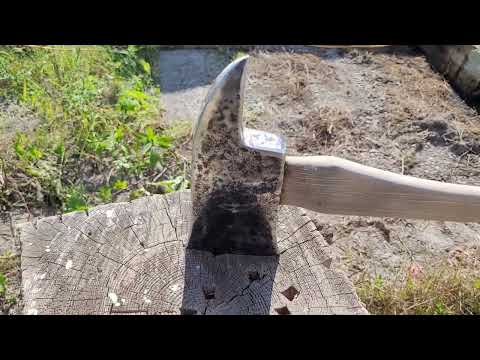 Restoring an old firemans Axe, Sail with Mistral CS 36 Traditional