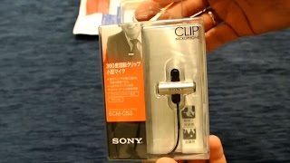 אנבוקסינג (Unboxing) מיקרופון למצלמה Sony ECM-CS3 Stereo Microphone  שרכשתי ב-Ebay