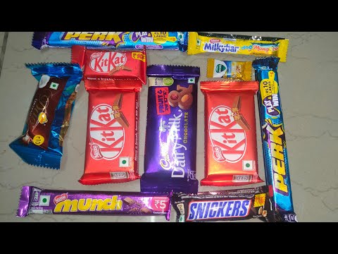 Lots of candies| Varieties of different fabulous chocolates| Snickers, Kit kat and coconut chocolate