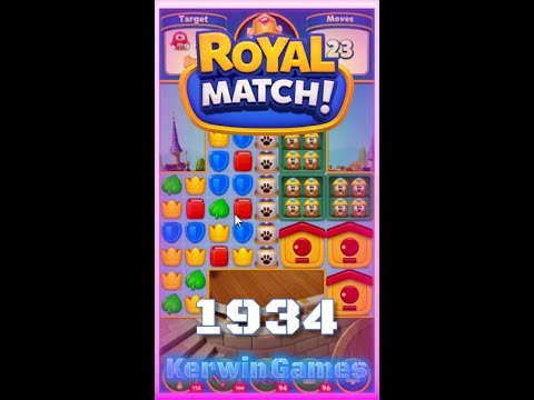 Royal Match Level 1934 - No Boosters Gameplay