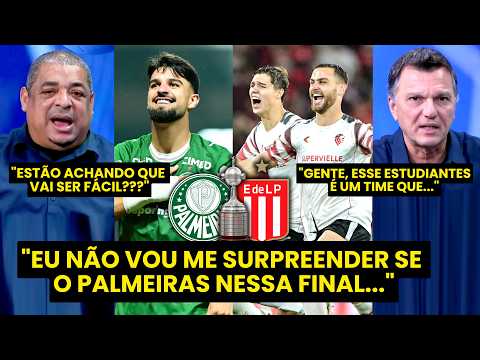 PALMEIRAS FAVORITAÇO NA FINAL ou NÃO? “Olha, eu NÃO VOU ME SURPREENDER se…” ESTUDIANTES PREOCUPA?