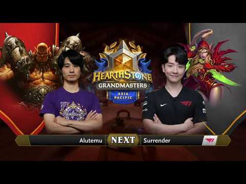Alutemu vs Surrender | 2021 Hearthstone Grandmasters Asia-Pacific | Top 8 | Season 1 | Week 3