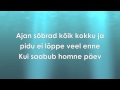 Getter Jaani - Suveööde Kuumuses Lyrics / Sõnadega ...