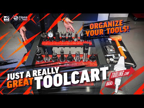 Move Tools Between Machines More Easily - The Haas Tool Cart - Haas Automation, Inc.