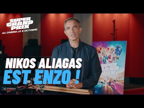 Les coulisses de SUPER GRAND PRIX : Nikos Aliagas incarne le perroquet déjanté ENZO !