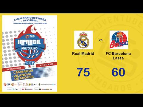 Real Madrid 75 - 60 Barcelona. Semifinal CEBIM 2017