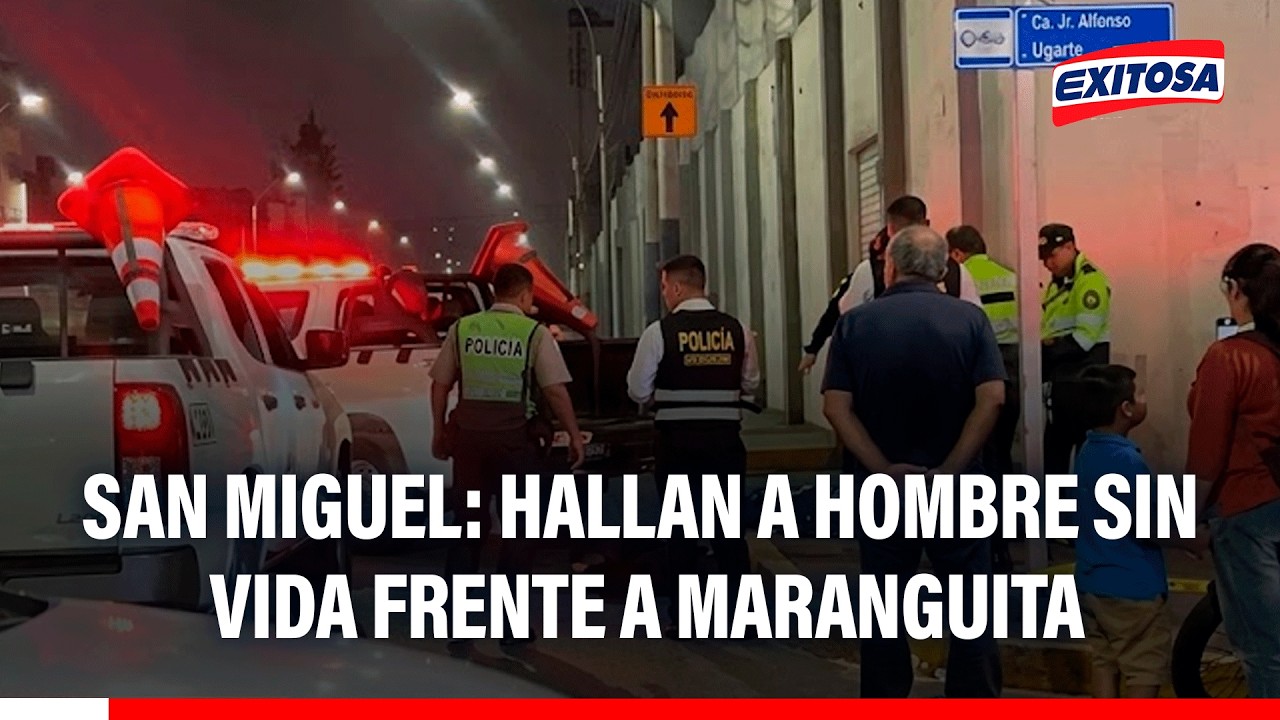 🔴🔵 San Miguel: hallan a hombre sin vida frente al centro de rehabilitación juvenil Maranguita