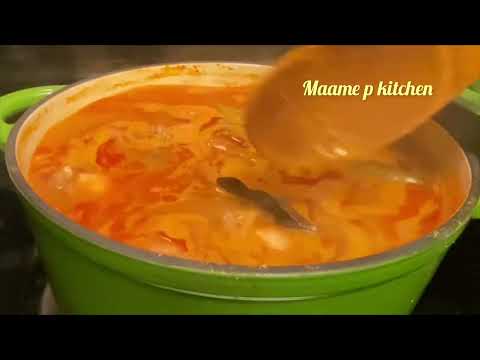 Guinea fowl light Soup | Ghanaian Light Soup | @maamepkitchen