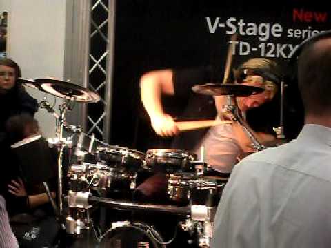 Cool drummer at Frankfurt Messe!