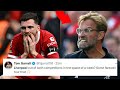 FOOTBALL WORLD REACT TO LIVERPOOL BOTTLED VS CRYSTAL PALACE | LIVERPOOL VS PALACE 0-1 REACTIONS