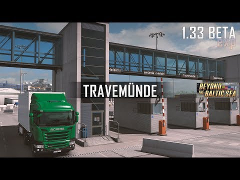 ETS2 1.33 Beta - Travemünde to Kiel - Scania G400 - Baltic DLC Connection - Germany Rebuild