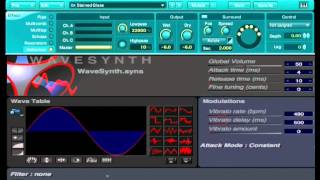 Native Instruments - Absynth - U&I MetaSynth - Sound Design ( Stained Glass)