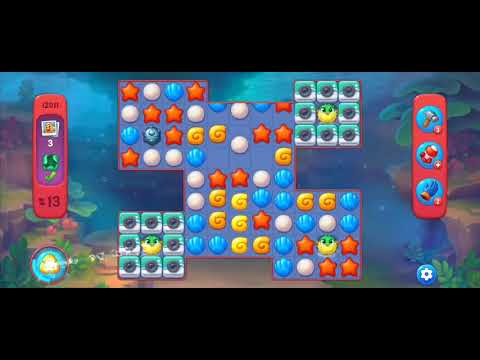 Fishdom Hard Level 12011 (with ingame lightning booster) @choraelmin