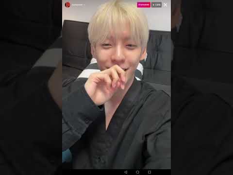 MinHyuk BtoB on live Instagram​💙#130421