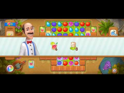 Gardenscapes Level 2459 Walkthrough "No Boosters Used"