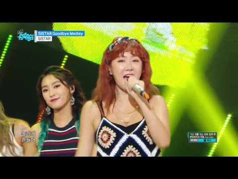 【TVPP】SISTAR - Goodbye Medley, 씨스타 - 굿바이메들리 @ Goodbye Stage, Show Music core Live