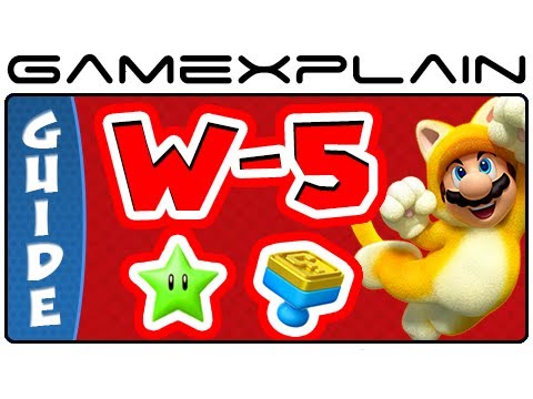 Super Mario 3D World - All World 5 Green Stars & Stamps Guide & Walkthrough