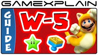 Super Mario 3D World - All World 5 Green Stars & Stamps Guide & Walkthrough
