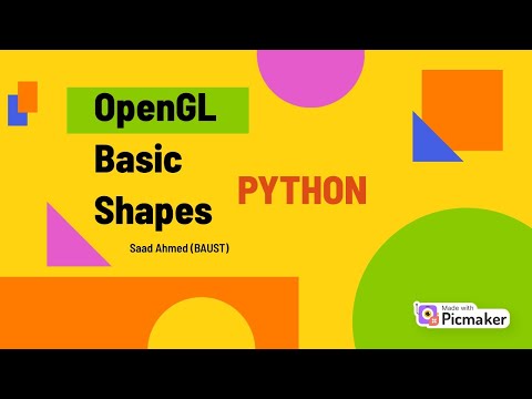 OPENGL PYTHON Part 1: Basic Shapes