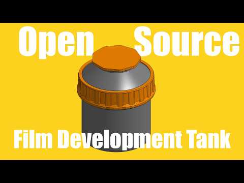 3d printed Open Source Film Development Tank