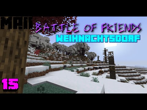 Insane Christmas Village Adventure! Minecraft Battle #15