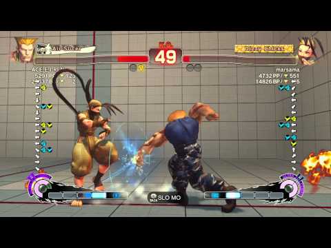 ACE EI RI N (Guile) vs marsama (Ibuki) - SUPER STREET FIGHTER 4 AE Ver.2012 [720P]