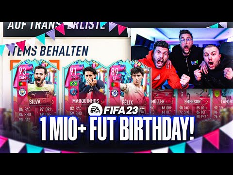 1 MIO + Fut Birthday GEZOGEN 😳 Best Of Fut Birthday Pack Opening 🔥 FIFA 23