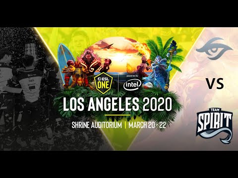 SECRET vs TSPIRIT - ESL ONE LOS ANGELES 2020 - EU&CIS GROUP STAGE GAME 2