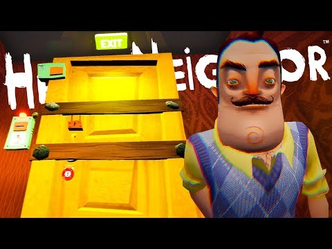 ПРИВЕТ СОСЕД ГЛАВНАЯ ДВЕРЬ! ПОЧЕМУ СОСЕД ПЛАЧЕТ В КОНЦЕ?! HELLO NEIGHBOR MORE DOORS МОД