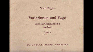 Max Reger - Variationen und Fuge über ein Originalthema op. 73 - Willem Tanke, organ