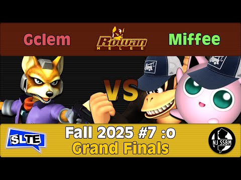 Rowan SSBM Fall 2025 #7: Gclem (Fox) Vs. Miffee (DK, Puff) - Grand Finals