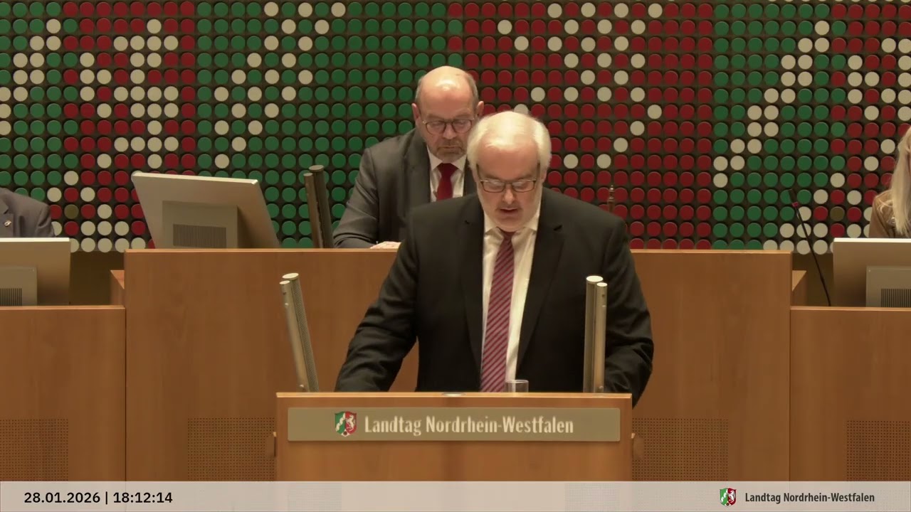 Rede im Landtag am 28.01.2026 zum Rechts- und Justizsystem in NRW | Sebastian Haug MdL