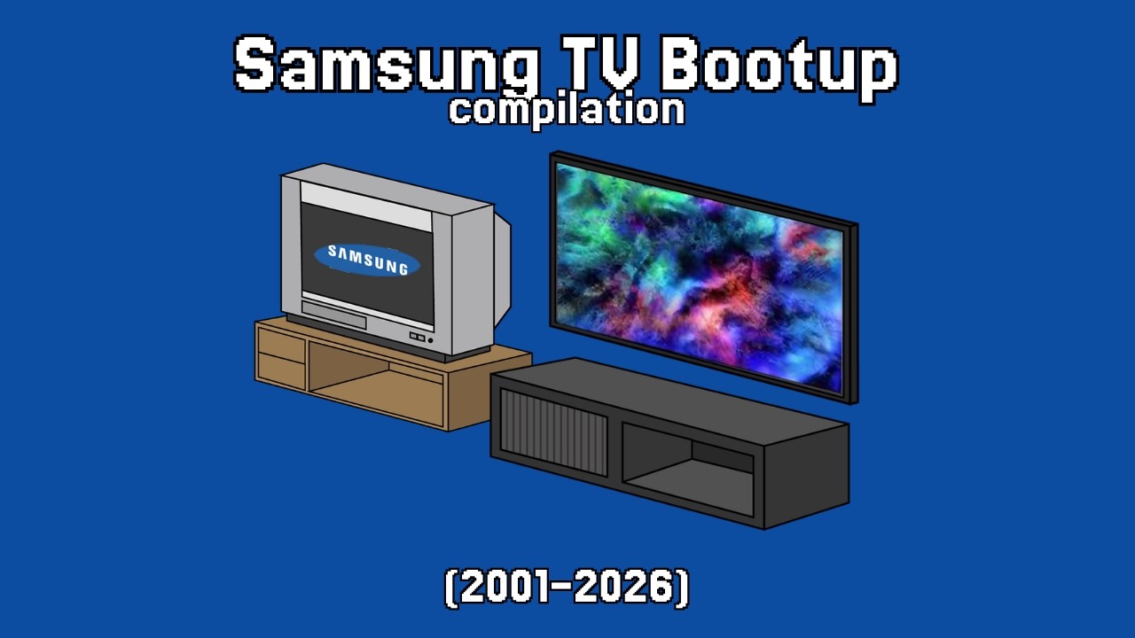 📺 Samsung TV Bootups (2001-2026)📺 #nostalgia