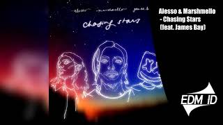 Musik-Video-Miniaturansicht zu Chasing Stars Songtext von Alesso & Marshmello feat. James Bay