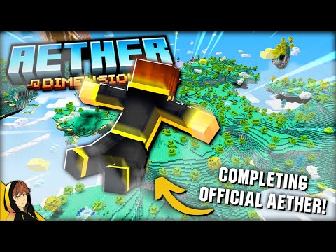Conquering the BEDROCK Aether... Minecraft Bedrock Edition [Aether Dimensions]