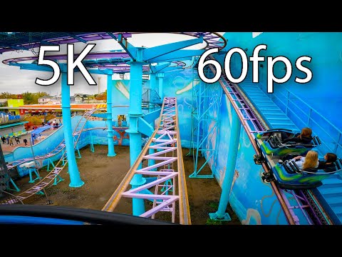 Ghost Chasers front seat on-ride 5K POV @60fps Movie Park Germany