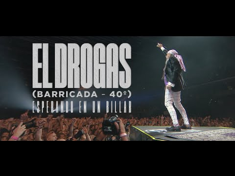 El Drogas (Barricada - 40º) - Esperando en un billar. En directo Navarra Arena