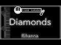 Diamonds - Rihanna - Piano Karaoke Instrumental