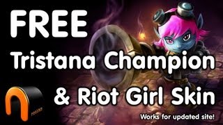 FREE Riot Girl Tristana Skin & Champion instantly!