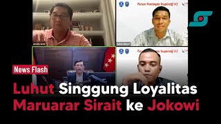 Depan Kader GMKI dan GAMKI, Luhut Singgung Loyalitas Maruarar Sirait ke Jokowi | Opsi.id