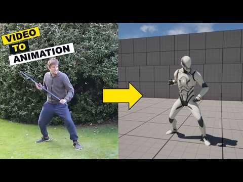 How To Turn Any Video Into An Animation In Unreal Engine 5.8 ( Markerless Motion Capture )