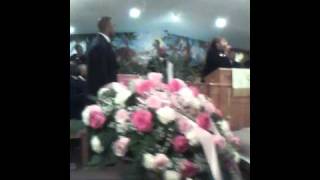 Auntie Dorinda singing at grandmommie's funeral!