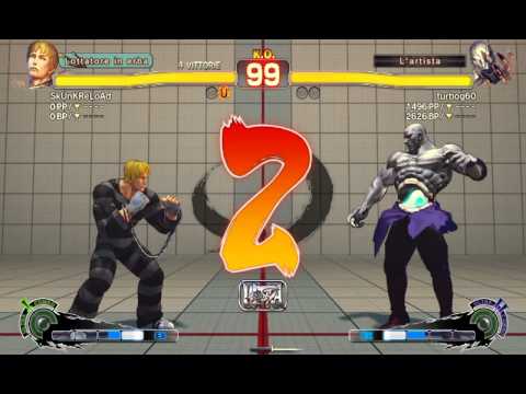 Battaglia Ultra Street Fighter IV: Cody (SkUnKReLoAd) vs Seth (turbog60)